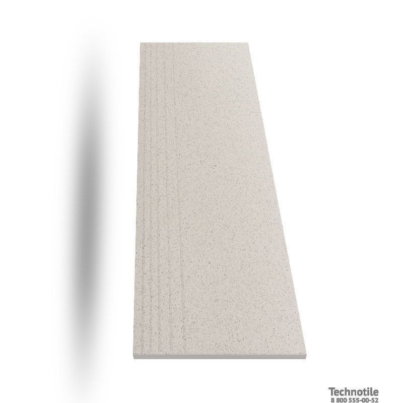 Ступень керамогранит Соль-перец U117 Бежевый матовый