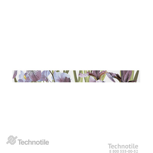 Бордюр керамический Ирис 4  глянцевый