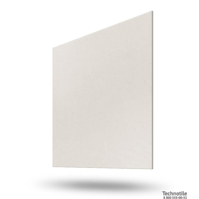 Плитка керамогранит Моноколор У100 Молочный рельеф