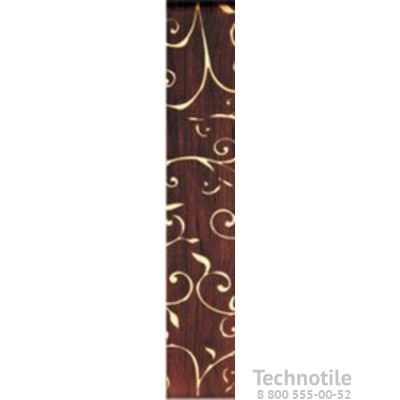 Бордюр керамический Сакура 1  матовый