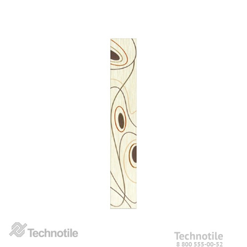 Бордюр керамический Сакура 3  матовый