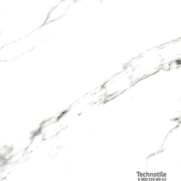 Плитка керамогранит Нейва ГР390 Белый матовый