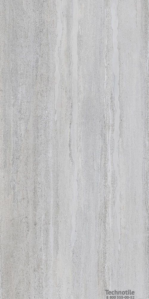 Плитка керамогранит СтоунСистем K948096R Боргония Линейный Серый матовый