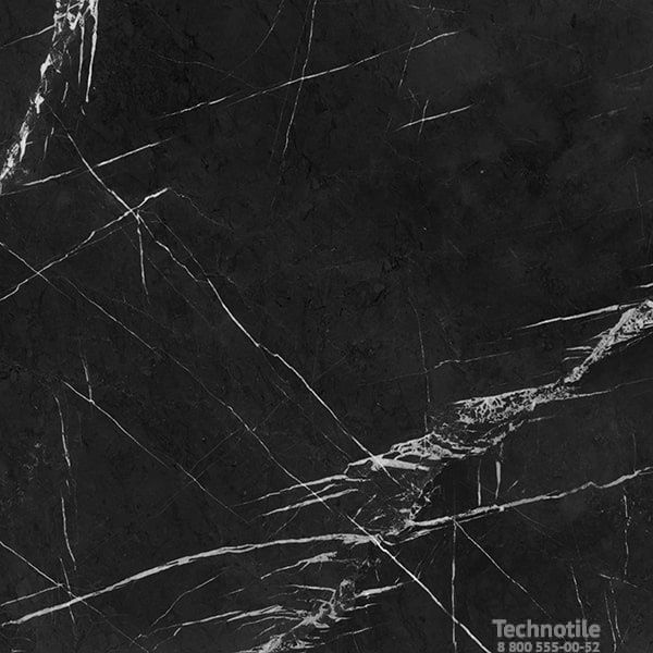 Плитка керамогранит Нейва ГР395 Черный полированный