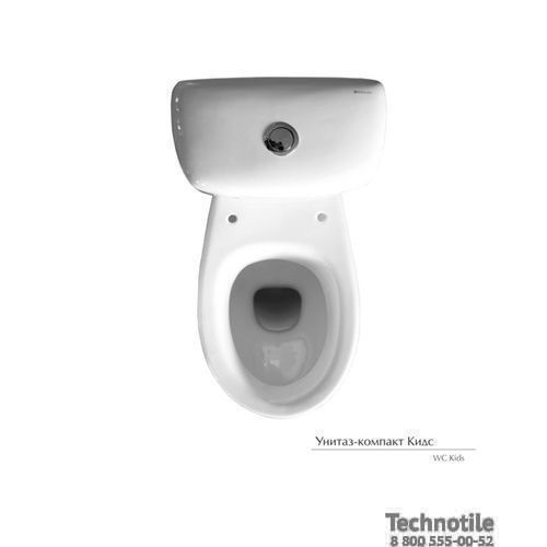 Унитаз-компакт Кидс сиденье мягкое однорежимная арматура со стоп функцией