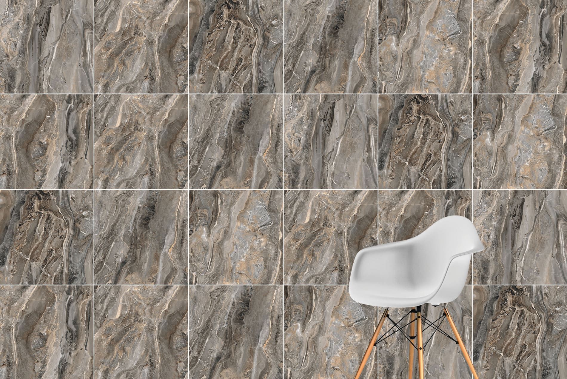 Плитка керамогранит MarbleSet Оробико Темный Греж лаппатированный