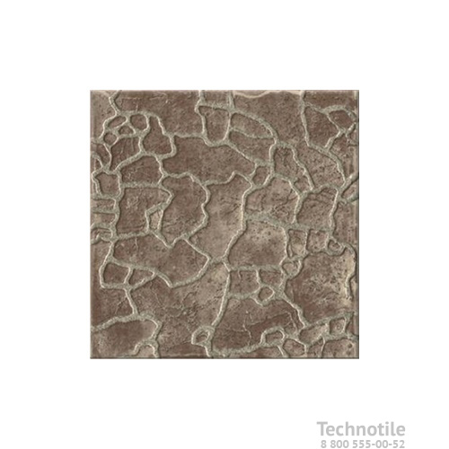 Плитка керамогранит Камни 75 Серый матовый