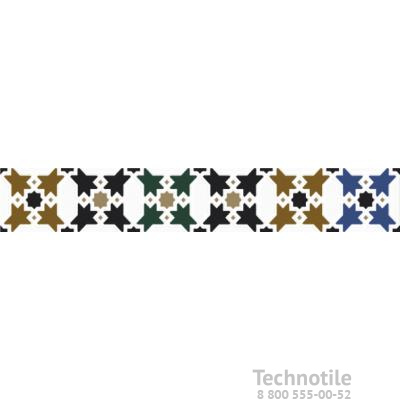 Бордюр керамический Марокко  глянцевый