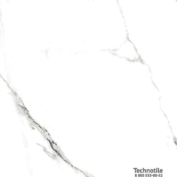 Плитка керамогранит Нейва ГР390 Белый матовый