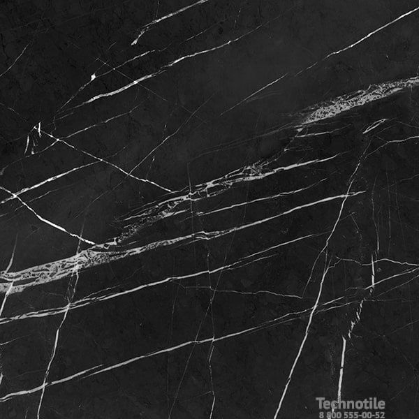 Плитка керамогранит Нейва ГР395 Черный полированный