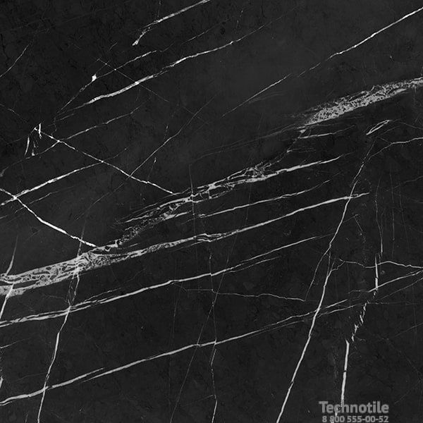 Плитка керамогранит Нейва ГР395 Черный матовый