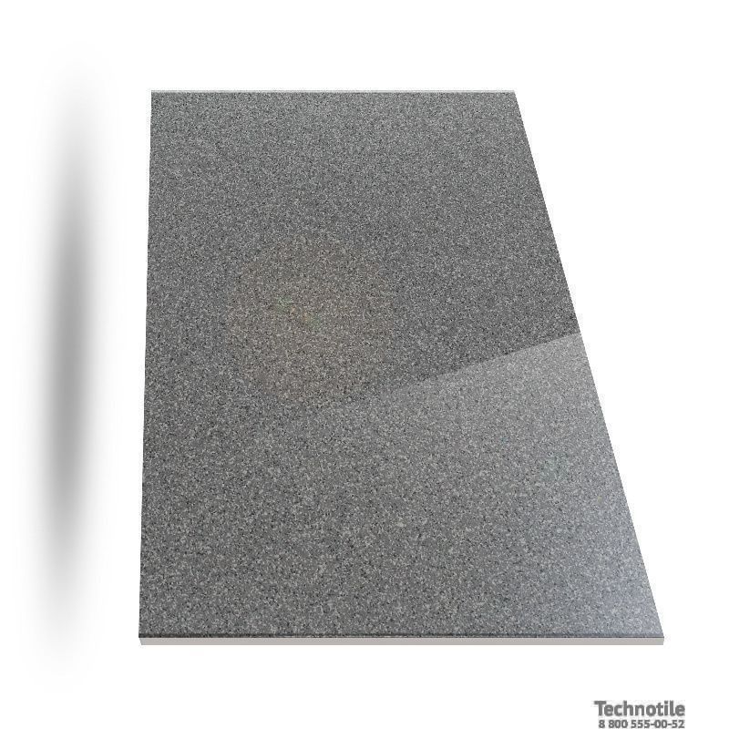 Плитка керамогранит Соль-перец У119 Темно-серый полированный