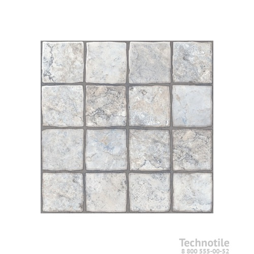 Плитка керамогранит Карфаген 1 Светло-серый матовый