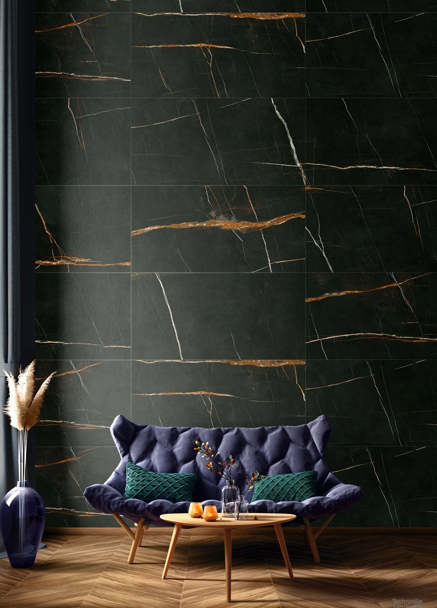 Плитка керамогранит Граните Люссо Неро матовый