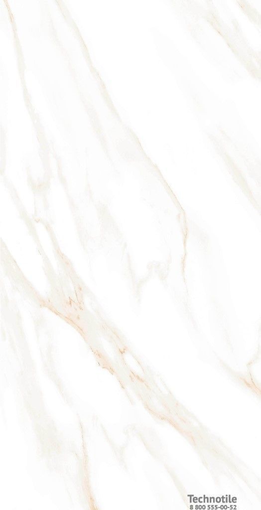 Плитка керамогранит Onlygres Мрамор MOG102 Белый полированный