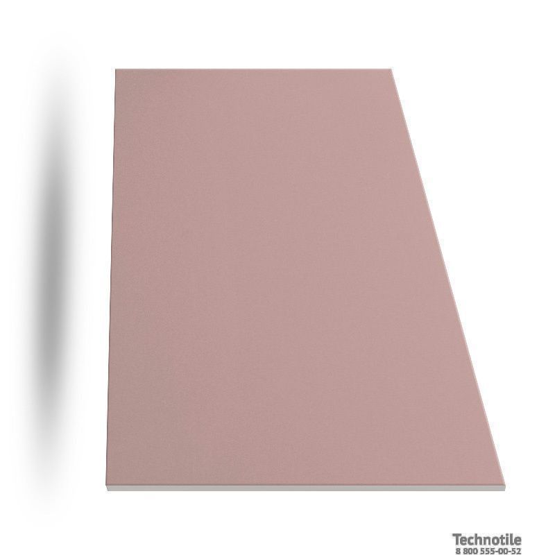 Плитка керамогранит Моноколор UF009 Розовый матовый