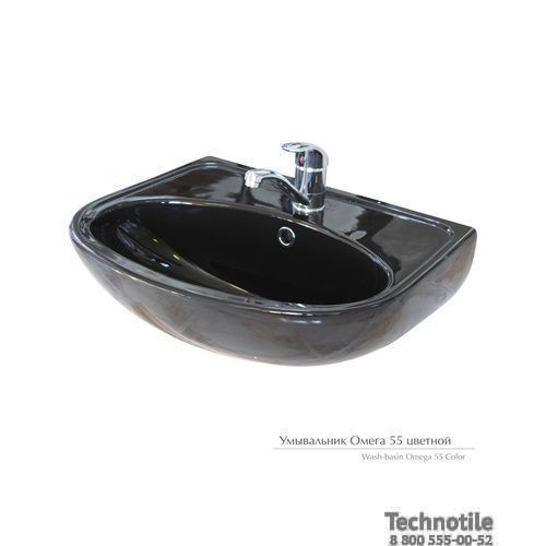Умывальник Омега черный 55 