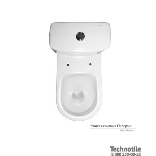 Унитаз-компакт Палермо сиденье жесткое однорежимная арматура со стоп функцией