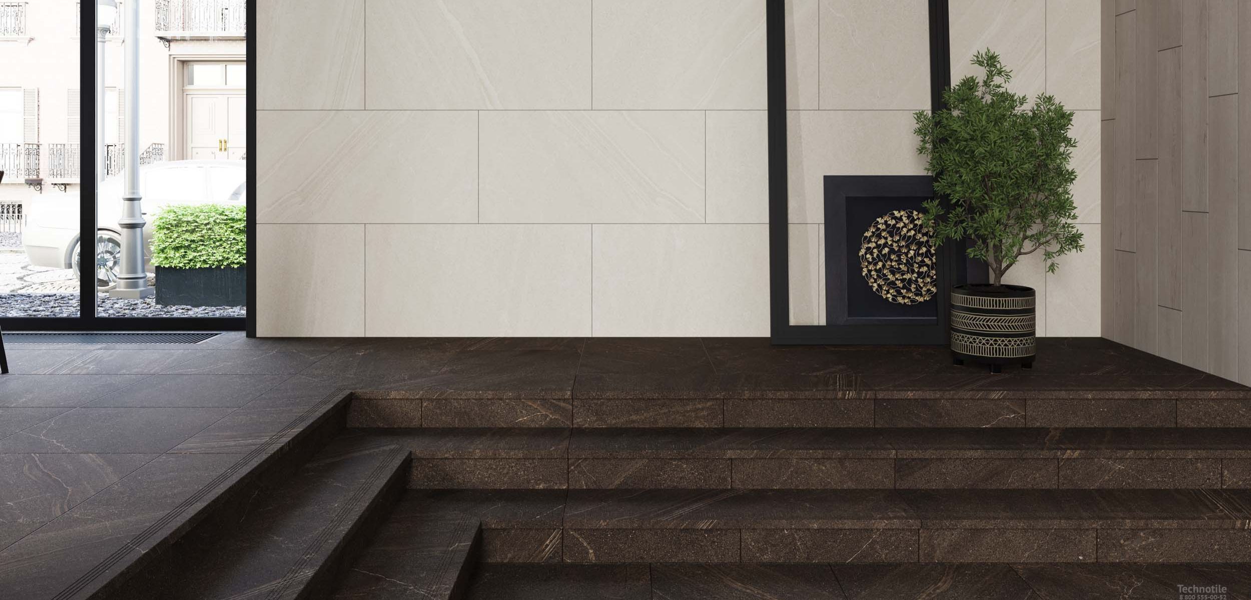 Плитка керамогранит Габбро GB01  матовый