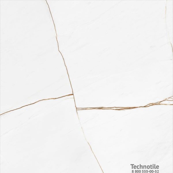 Плитка керамогранит Граните Сиена Белый матовый