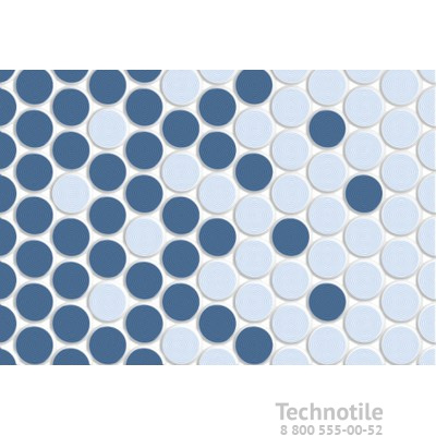 Плитка керамическая Блэйз  2 Голубой глянцевый