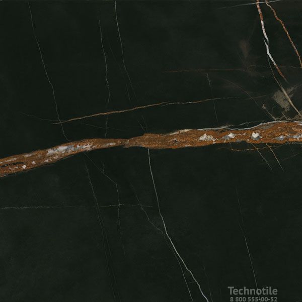 Плитка керамогранит Граните Люссо Неро матовый