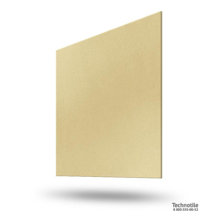 Плитка керамогранит Моноколор УФ011 Желтый матовый