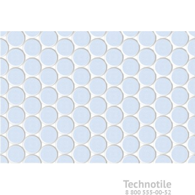 Плитка керамическая Блэйз  2С Голубой глянцевый