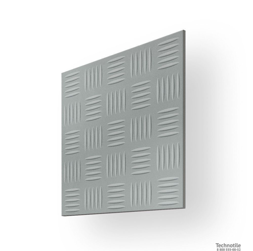 Плитка керамогранит Моноколор UF003 Темно-серый антискользящий Рифленый