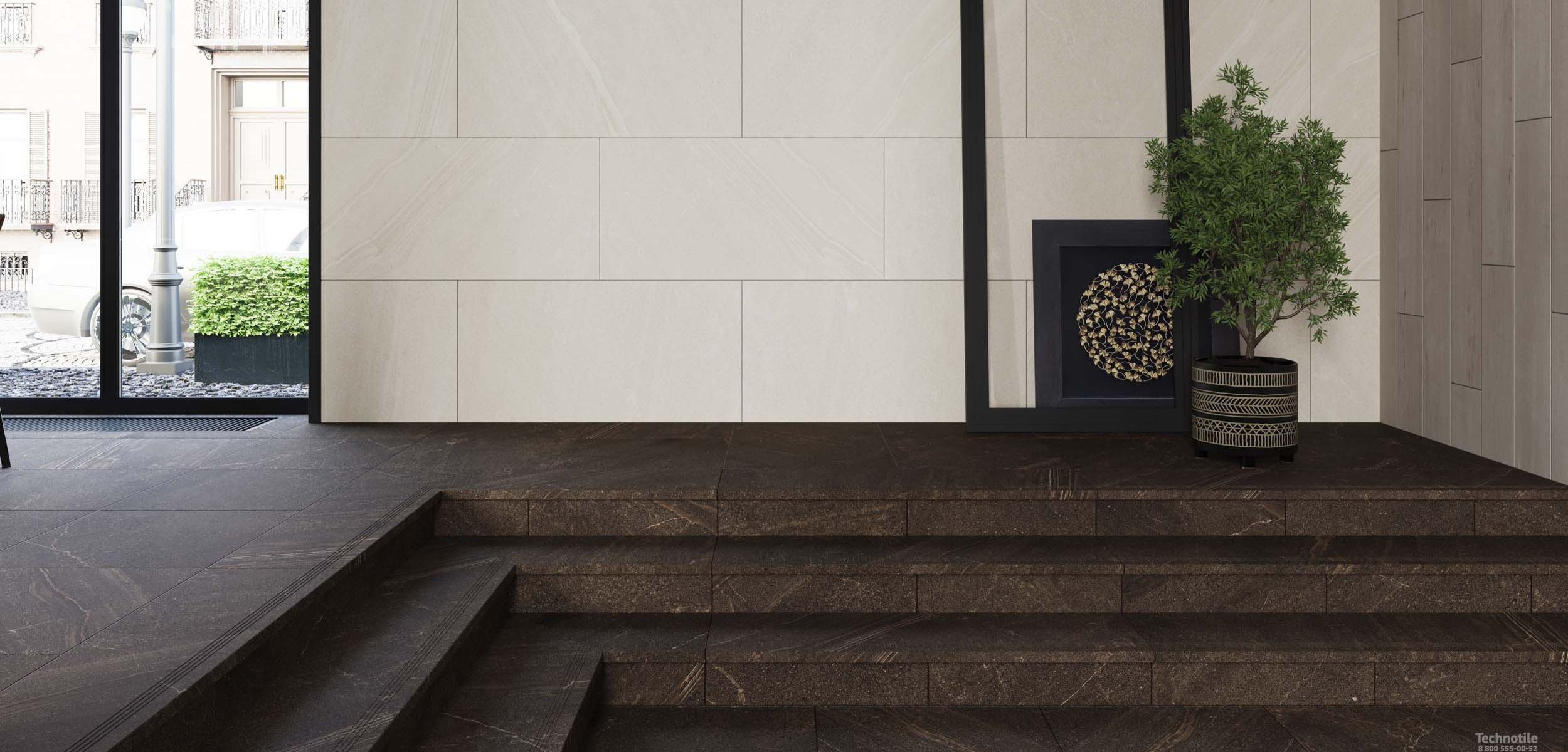 Плитка керамогранит Габбро GB01  матовый