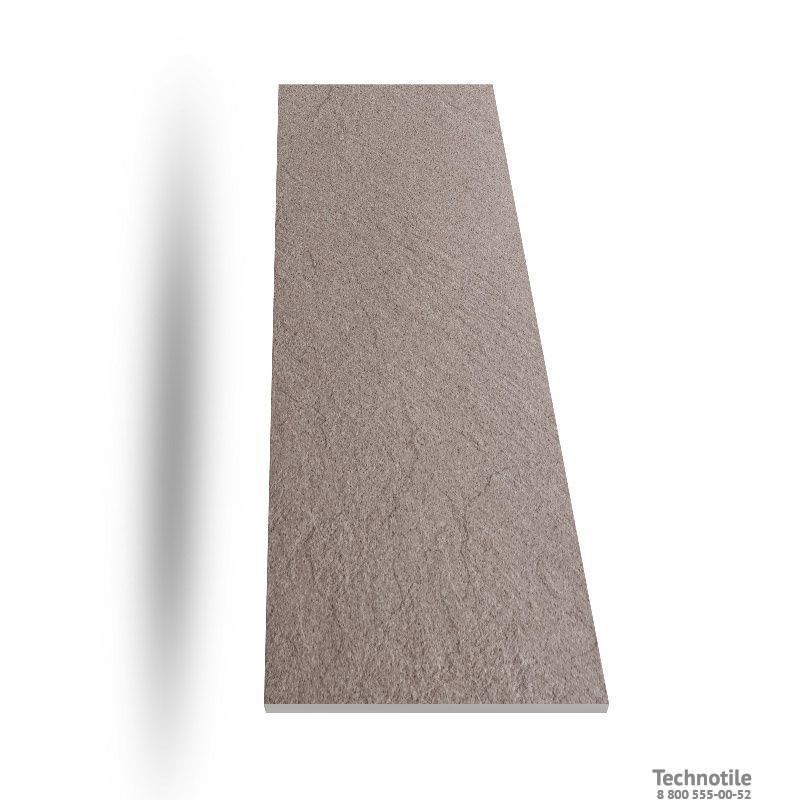 Плитка керамогранит Соль-перец U118 Коричневый рельеф