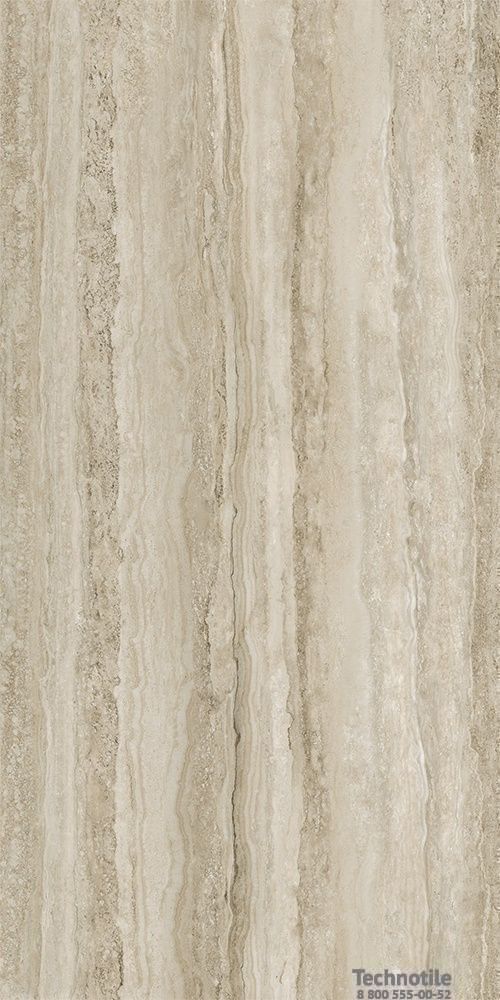 Плитка керамогранит СитиСтоун K951847R Травертин Линейный матовый