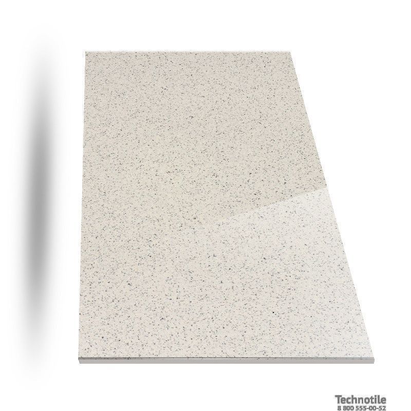 Плитка керамогранит Соль-перец У126 Серо-бежевый полированный