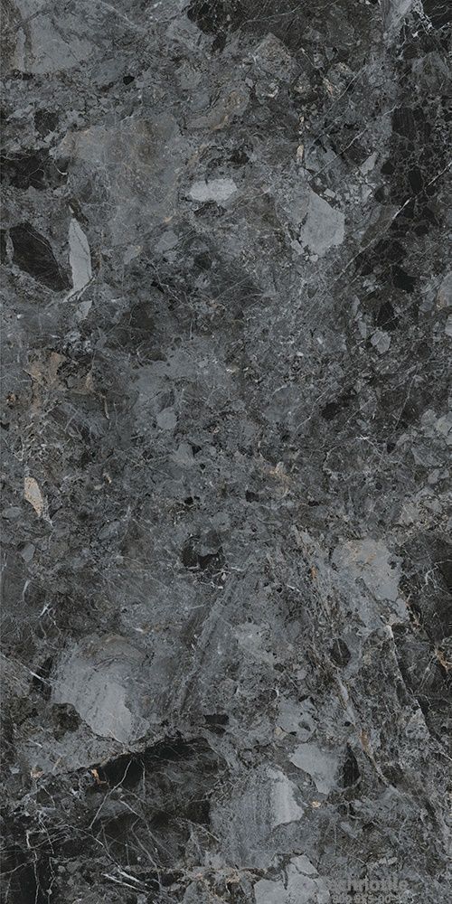 Плитка керамогранит МарблСистем K948087LPR Бреча Черный лаппатированный