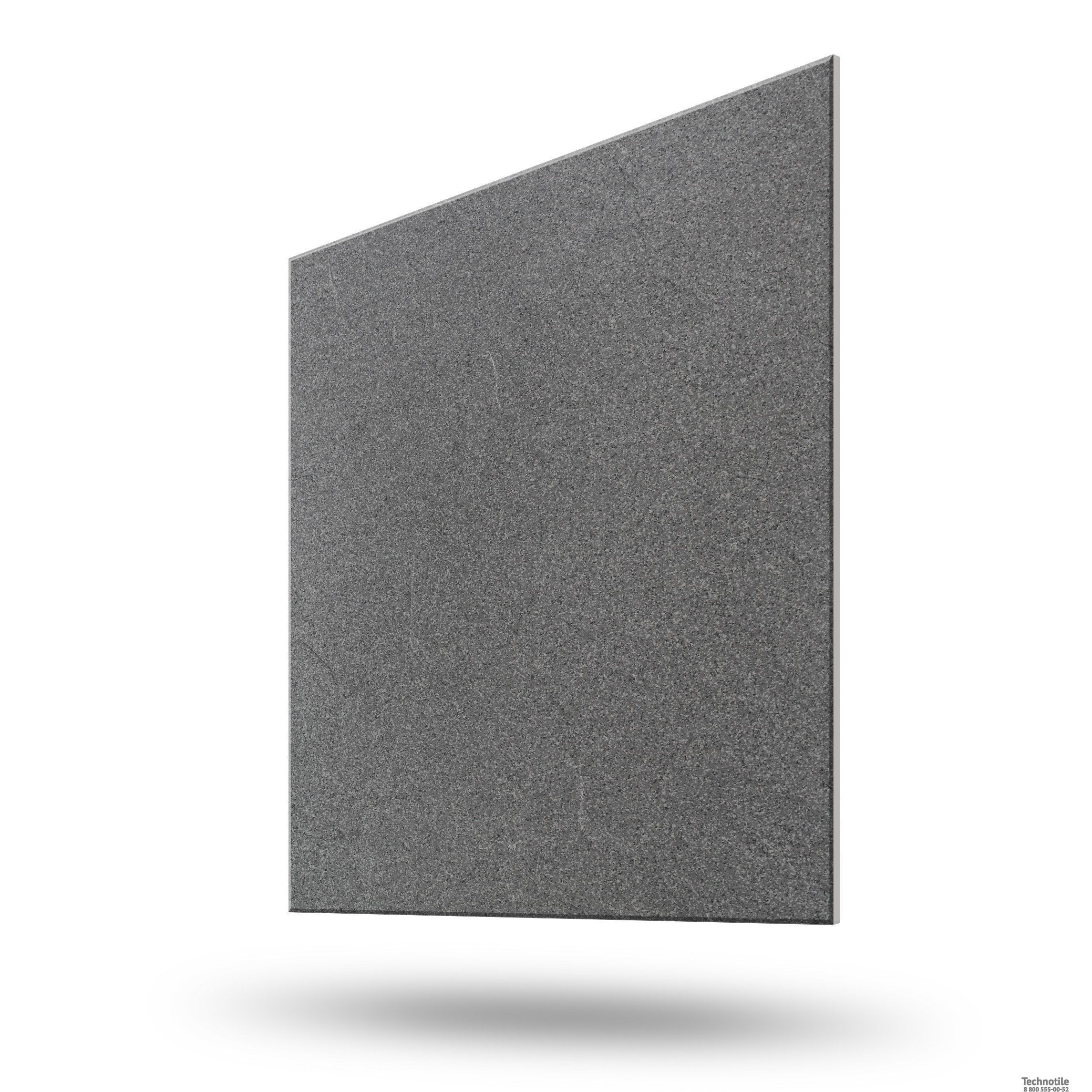 Плитка керамогранит Соль-перец У119 Темно-серый рельеф