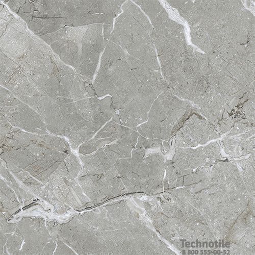 Плитка керамогранит СилкМарбл K947791R Бреча Серый матовый