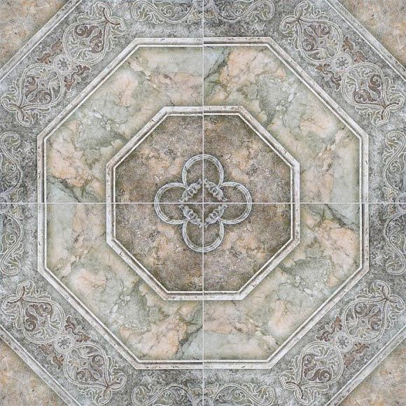 Плитка керамическая Лаура Зеленый матовый