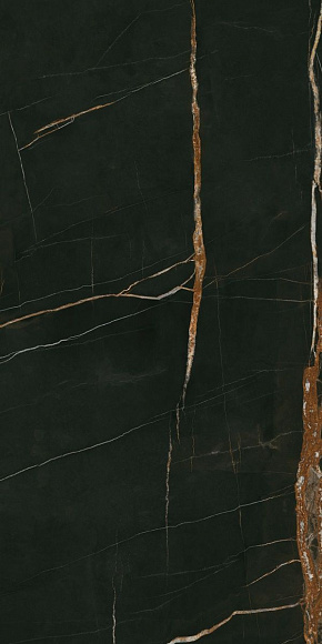 Плитка керамогранит Граните Люссо Неро легкое лаппатирование