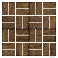 Мозаика m12 керамогранит Italian Wood G-253 Венге структурный