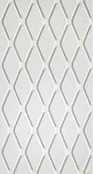 Плитка керамическая 3D White Wall Rhombus матовый
