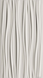 Плитка керамическая 3D White Wall Curvy матовый