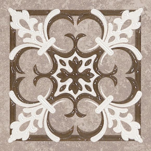 Вставка керамогранит Soul 01 Темно-коричневый