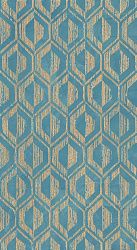 Декор керамический Thesis Pattern Light Blue глянцевый