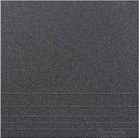 Ступень керамогранит Соль-перец У111 Черный матовый