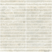 Мозаика Стрип керамогранит Да Винчи Уайт матовый