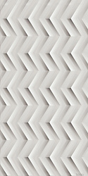 Плитка керамическая 3D White Wall Chevron матовый