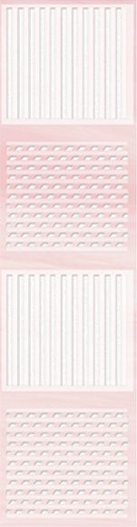 Бордюр керамический B Агата Розовый матовый