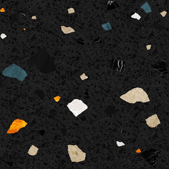 Плитка керамогранит Cray NP_P0002 Dark Shards матовый