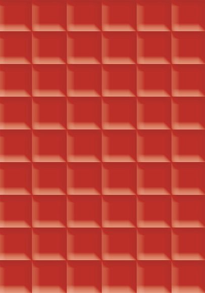 Плитка керамическая Гардения Красный матовый