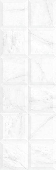 Плитка керамическая Монте 7Д Белый глянцевый